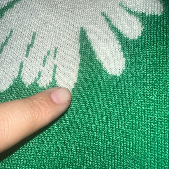 Laurie Felt | Cashmere Blend Daisy Print Sweater size M 🌼 - Picture 6 of 6